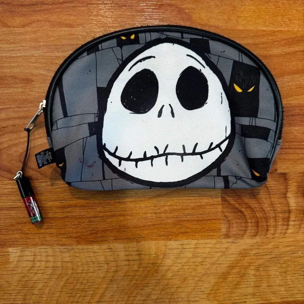 Disney Nightmare Before Christmas Jack Skellington Makeup Case + Kids Sweater